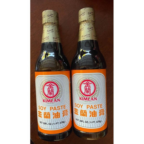 【2 Bottle】KIMLAN Soy Paste (Thick Soy Sauce) 23.6oz*2 金蘭酱油膏 670gx2瓶.