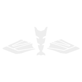 Tankpad Transparent Side Compatible with Kawasaki Z125 X850053VA