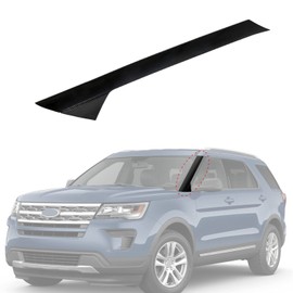 CARMOCAR CARMOCAR Outer Windshield Pillar Trim Panel Molding Front Left (Driver Side) Replacement for 2011-2019 Ford Explorer 4 Door Utility Replaces BB5Z7803136AA BB5Z-7803145-AA BB5Z-7803137-AB 1 Pack