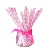 Talking Tables Pink-n-Mix Paper Straws, Pack of 30