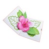 Hibiscus Flower Pop Up Card, 3D Mother's Day Card, Birthday