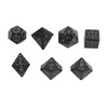 7pcs Light Up LED Dice Set Glowing Polyhedral Dice with