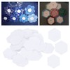 100 Pieces Patch Work Templates, Hex Paper Model Board, Quilting,