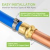 ORIANSE 10 Pack 3/4 Inch Press x 3/4" PEX Adapter