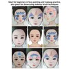 2-Piece Makeup Painting Practice Board, Reusable, Washable Face Painting Exercise