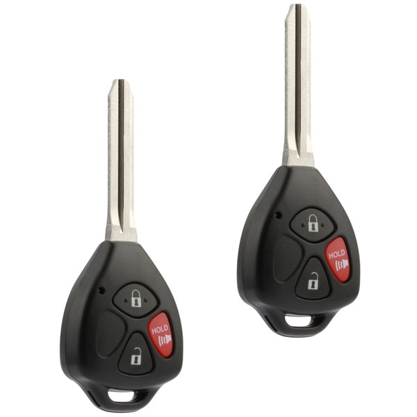 Key Fob Keyless Entry Remote fits 2007-2010 Toyota Rav4 / 2008-2012 Scion xB (HYQ12BBY, Set of 2)