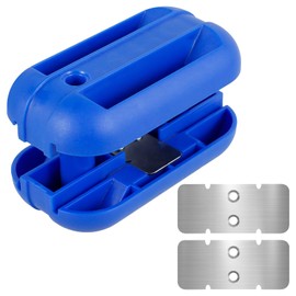 Edge Banding Trimmer, Hand Planer Edge Bander, Portable Edge Manual Banding Trimmer, Edging Tape Trimming Tool for Wood Veneer, Edge Corner Planer (Blue)