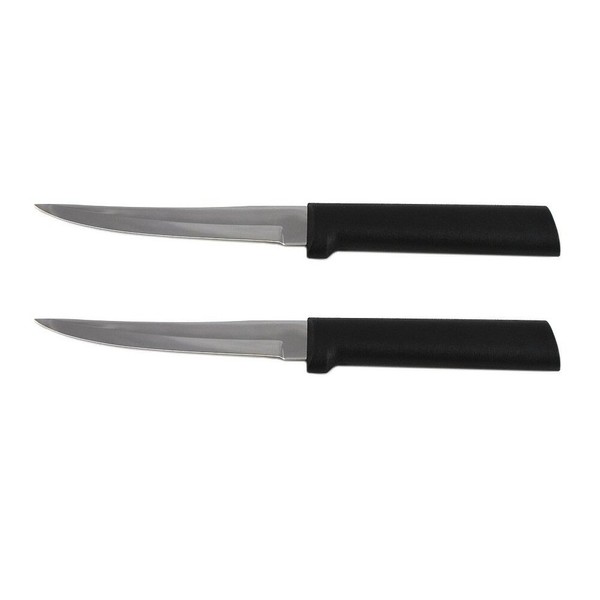 Rada Cutlery Super Parer Knife, Dishwasher Safe Black Handle (Pack of 2 - W227/2)