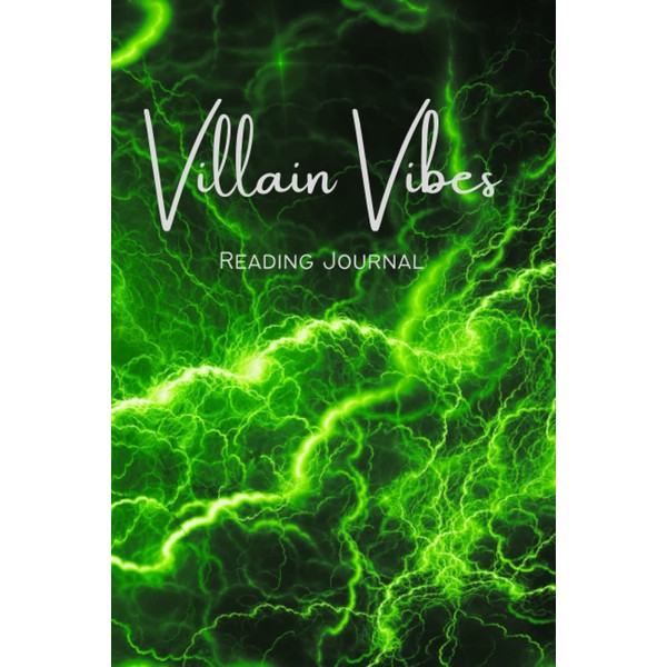 Villain Vibes Green Lightning Reading Journal: An 80 page reading