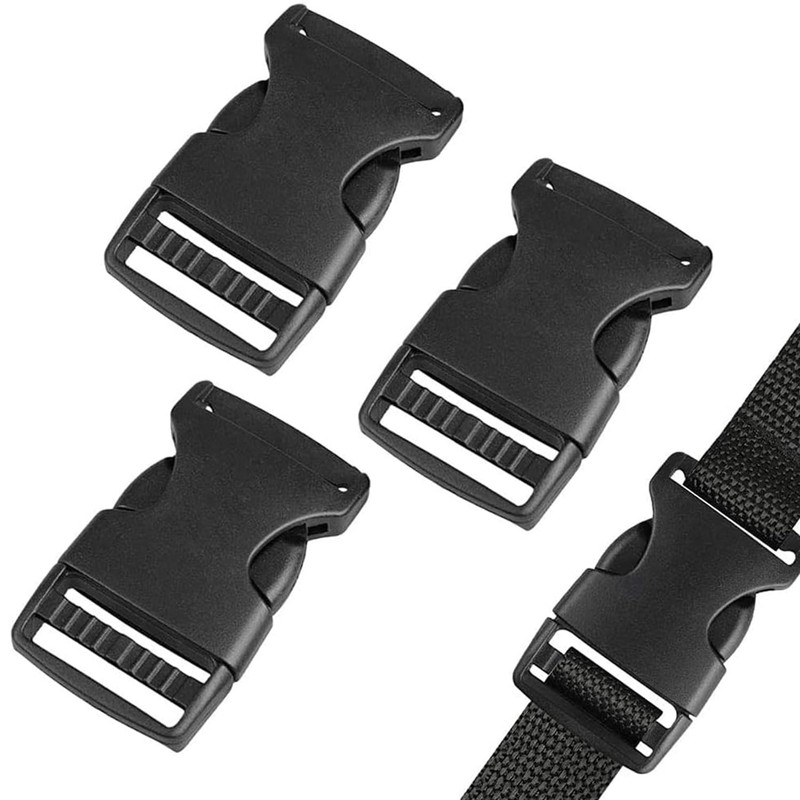 Gasea 20Pcs 25mm(1") Side Release Buckles, Adjustable Replacement Buckle Clip