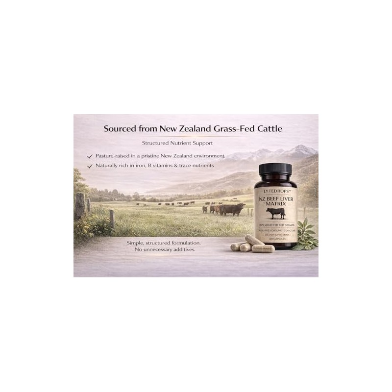 NZ Beef Liver Matrix – Grass Fed Beef Liver Capsules