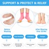 IRAMY Compression Ankle Support Socks Women Coolmax Wicking Cushioned Athletic