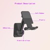 Generic Wall Mount Cell Phone Tablet Holder, Adjustable Extendable Stand