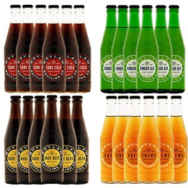 Boylan - Regular Soda Variety Pack - 12 oz (24 Glass Bottles)