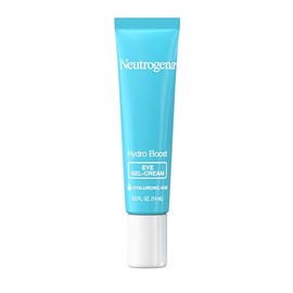 Neutrogena Hydro Boost - Crema para debajo de los ojos, con ácido hialurónico purificado, mantiene la zona debajo de los ojos con un aspecto suave e hidratado, sin fragancia y no comedogénica, 0.5