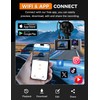 Galphi 3 Channel WiFi Dash Cam Front and Rear Inside