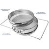 Honey Stainless Steel Strainer Double Sieve, Bee Keeping Equipment Filter