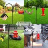 Gtongoko Double Shepherds Hook for Outdoor, 76 Inch Bird Feeder