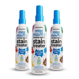 Miss Mouth's Messy Eater Stain Treater Spray - 4oz 3 Pack Stain Remover - Newborn & Baby Essentials - No Dry Cleaning Food, Grease, Coffee Off Laundry, Underwear, Fabric