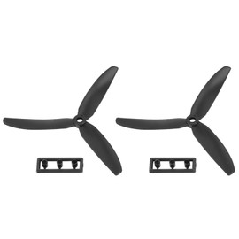 Dovhmoh 1 Pair 5030 3-Blade Direct Drive Propeller Props CW/CCW for RC Airplane Aircraft (Black)