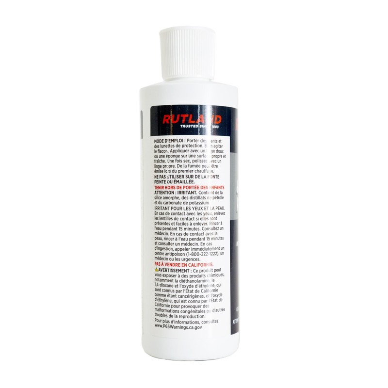Rutland Liquid Stove and Grill Polish for Cast Iron and