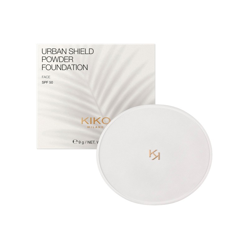 KIKO Milano Urban Shield Powder Foundation Spf 50-03, Fondotinta Opacizzante