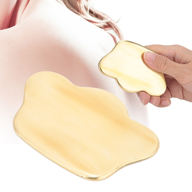 Pure Copper Body SPA Massage Tool Gua Sha Board Acupuncture