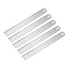 sourcing map Straight Ruler 15cm 6 Inch Metric Stainless Steel