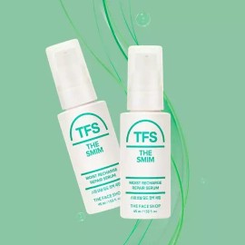 The Face Shop 더페이스샵 스밈 보습밀도 장벽 세럼 45ml x 2개 The Face Shop Smim Moisturizing Density Barrier Serum 45ml x 2 [Moisture Density Barrier Serum 45ml x 2]