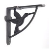 Pair of Ornate Bird Design Shelf Brackets Antique Cast Iron