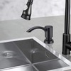 SAMODRA Soap Dispenser for Kitchen Sink, Oil Rubbed Bronze ABS