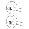 2PCS Flower Plant Support Stand Iron Climbing Frame for Home