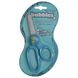 Westcott 5" Bubbles™ Emoji Scissors, Blunt, Assorted Colors