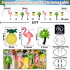 12FT 20LED Summer Hawaiian Themed Party Decorations Lights - LED