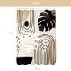 Glawry Glawry Boho Mid Century Shower Curtain Small Stall Abstract