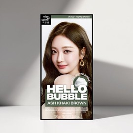 미쟝센 뉴 헬로버블 7K 애쉬카키브라운 100g Mise en Scène New Hello Bubble 7K Ash Khaki Brown 100g