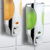 HotelSpa Curves Luxury Soap/Shampoo/Lotion Modular-design Shower Dispenser System (Pack of