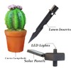 chislim Solar Lights Outdoor Decorative,Creative Cactus Pineapple Stake Waterproof Landscape