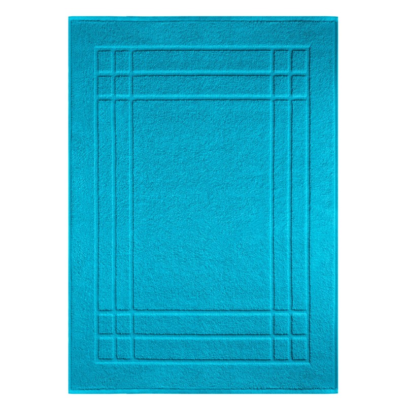 Lashuma Bathroom Mat 50 x 70 cm Aquamarine - Blue,