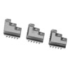3pcs pair K11-80 Inside Jaw Chuck Self Centering Metal Lathe