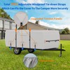 Tuszom True 900D Oxford Anti-Scratch Pop Up Camper Trailer Cover,