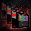Redragon K515 Shiva RGB Membrane Gaming Keyboard 98 Keys Detachable