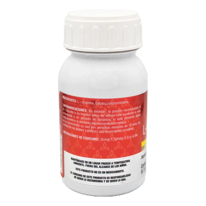 Suplemento L-arginina 1000, Tecnu® Crecimiento Muscular Sabor Sin sabor