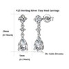 Dangle Drop Earrings Drop Stud Earrings for Women Sterling Silver
