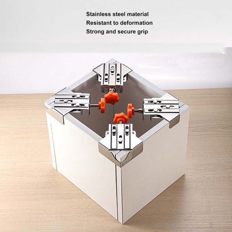 2pcs Stainless Steel Right Corner Clamp High Accuracy 90 Degree