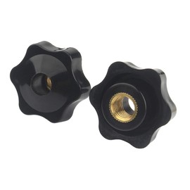 Xiedeai Star Knob Handle - M5 M6 M8 M10 Plastic Head Star Clamp Nut Knob Female Thread Hand Grip Knob Handle for Machine Tool 10pcs