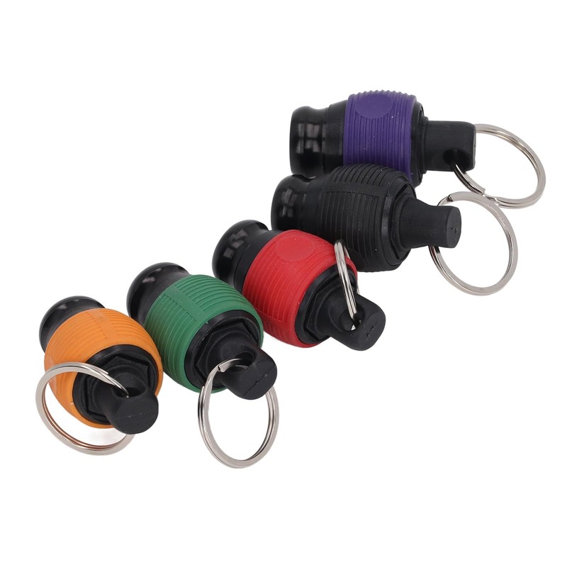 Compact and Lightweight Screwdriver Bit Holder Socket Key Chain 1/4in