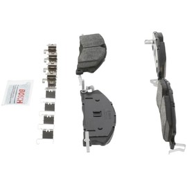 BOSCH BC1611A QuietCast Juego de pastillas de freno de disco de cerámica de primera calidad, compatible con Ford Explorer, policía interceptor sedán/u