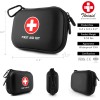 Compact 100-Piece First Aid Kit in Waterproof Case - Ideal