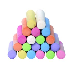 Colorations Sidewalk Chalk Classroom Pack, Assorted Set, Outdoor Play, Screen-Free, Creativity, Drawing, Hopscotch, Easy to Grip, Colors & Patterns